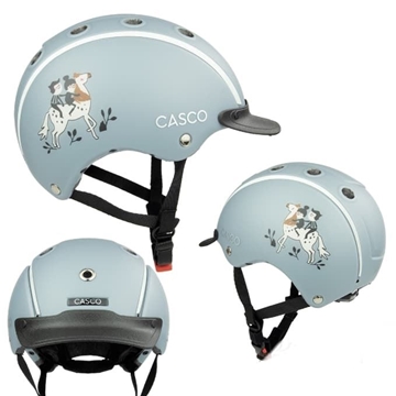 Casco CASCO Nori color gris caballo niños, talla S (52-56) - Imagen 1