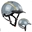 Casco CASCO Nori color gris claro/herraduras, talla S (52-56) - Imagen 1