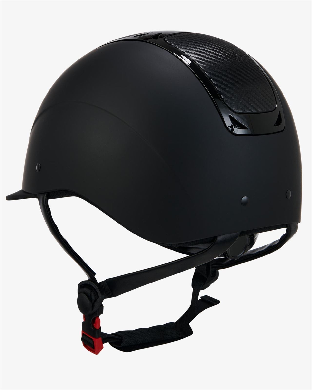 Casco EQUESTRO Frame Carbon, color negro/negro, talla M (55-57) - Imagen 3