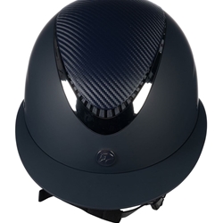 Casco HKM Sports Equipment Alarion color azul/plata talla M 55-57 cm - Imagen 2