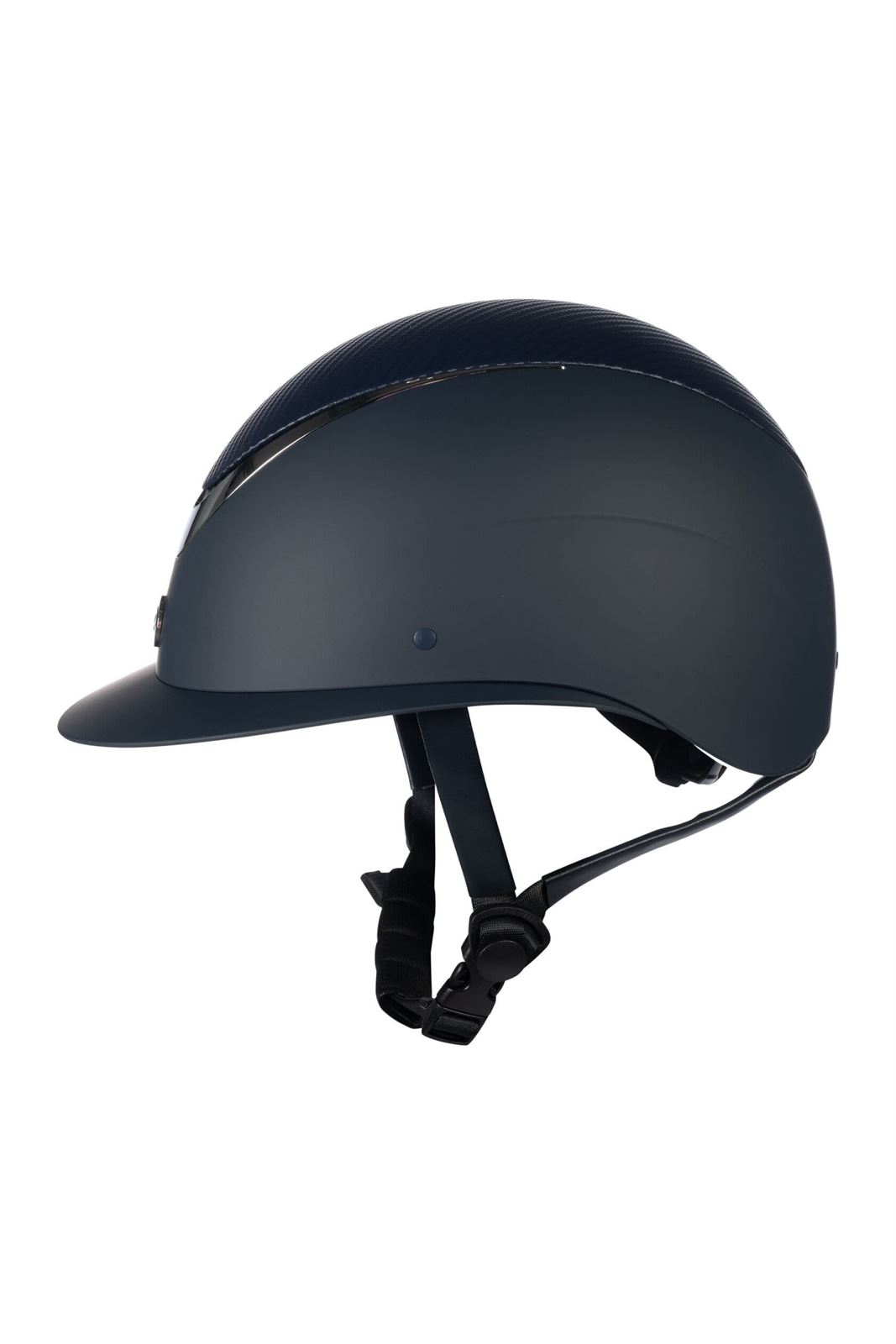 Casco HKM Sports Equipment Alarion color azul/plata talla M 55-57 cm - Imagen 3