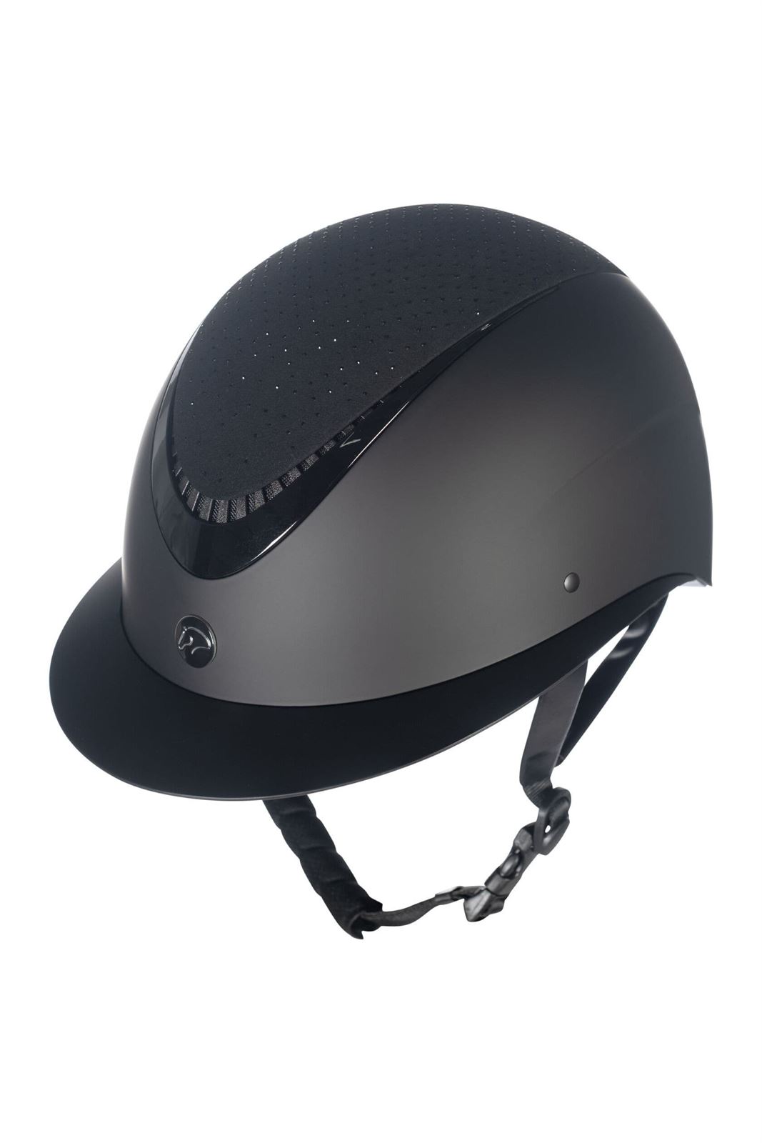 Casco HKM Sports Equipment Alarion Diamond color negro/negro talla M 55-57 cm - Imagen 1