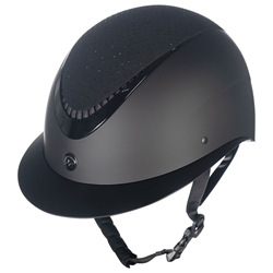 Casco HKM Sports Equipment Alarion Diamond color negro/negro talla M 55-57 cm - Imagen 1