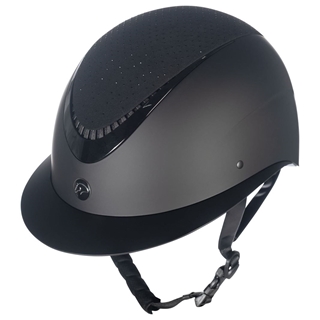 Casco HKM Sports Equipment Alarion Diamond color negro/negro talla M 55-57 cm - Imagen 1