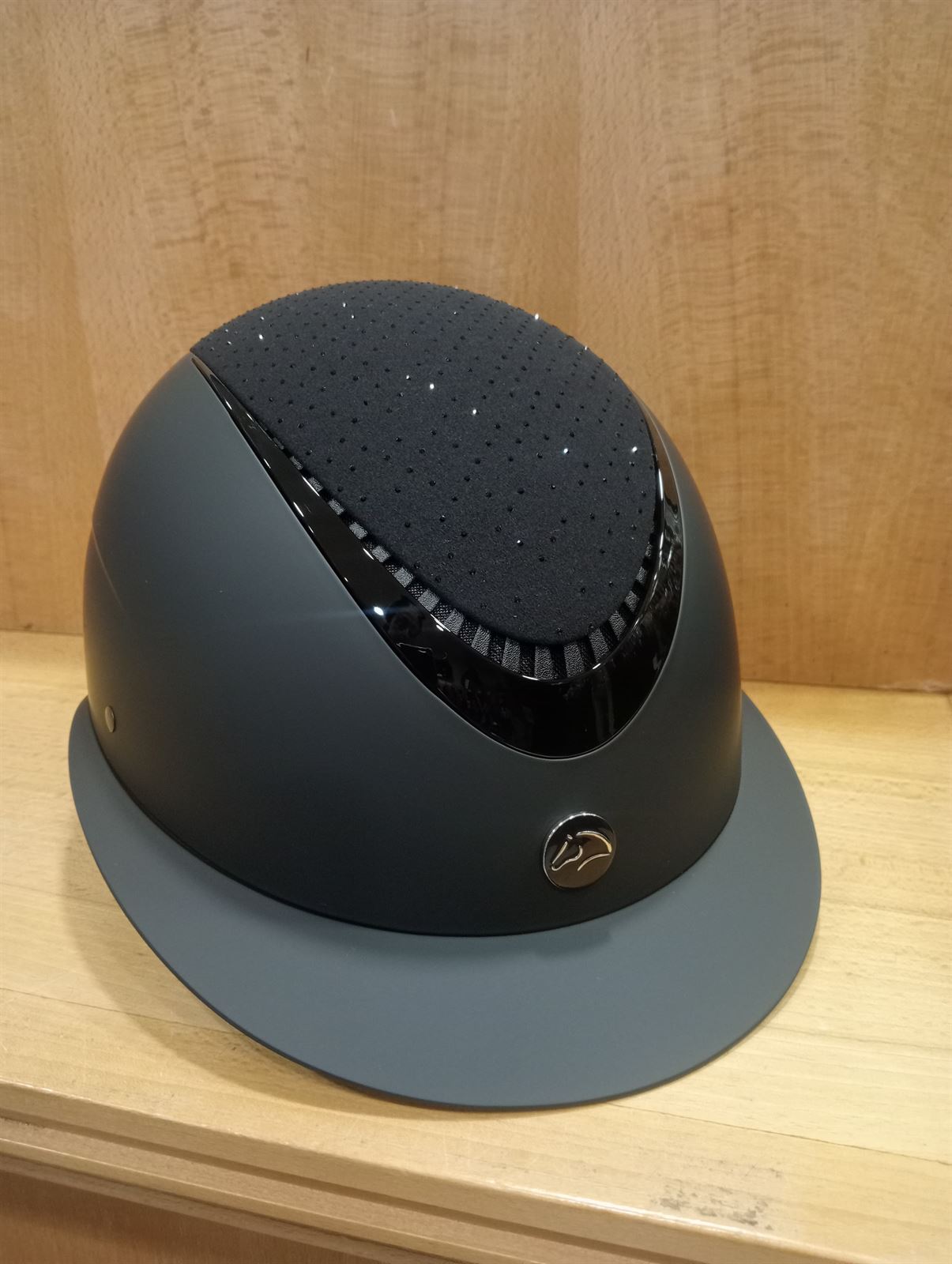 Casco HKM Sports Equipment Alarion Diamond color negro/negro talla M 55-57 cm - Imagen 2