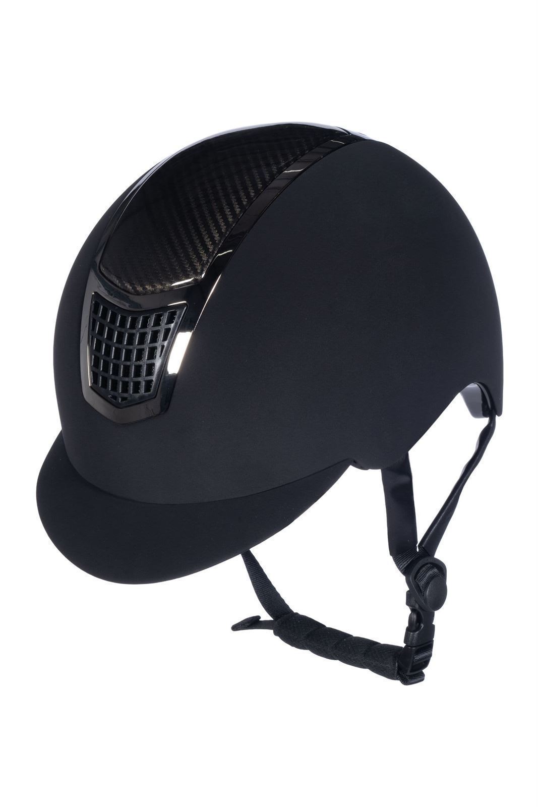 Casco HKM Sports Equipment Carbon Professional, negro TALLA M - Imagen 1