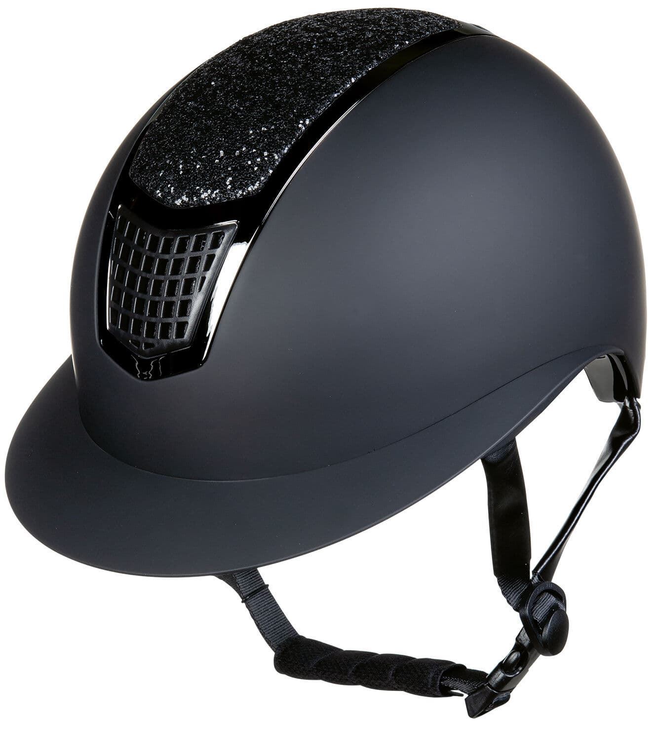 Casco HKM Sports Equipment Glamour Shield, negro/negro TALLA M - Imagen 2