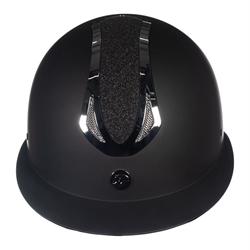 Casco HKM Sports Equipment Illusion color negro/plata talla M 55-57 cm - Imagen 1