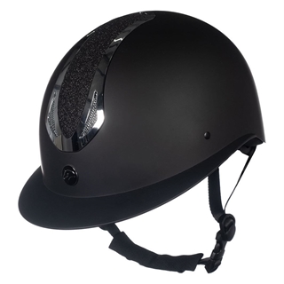 Casco HKM Sports Equipment Illusion color negro/plata talla M 55-57 cm - Imagen 2