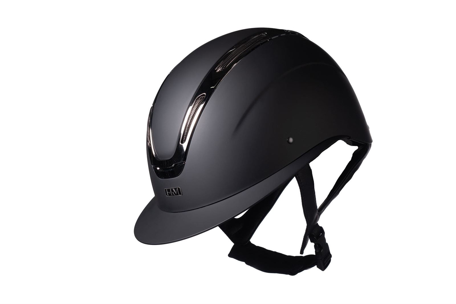 Casco HKM Sports Equipment Kaida negro/plata T M (55-57 cm) - Imagen 1