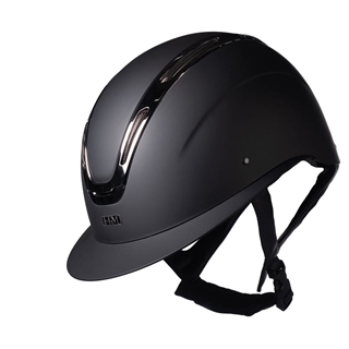 Casco HKM Sports Equipment Kaida negro/plata T M (55-57 cm) - Imagen 1