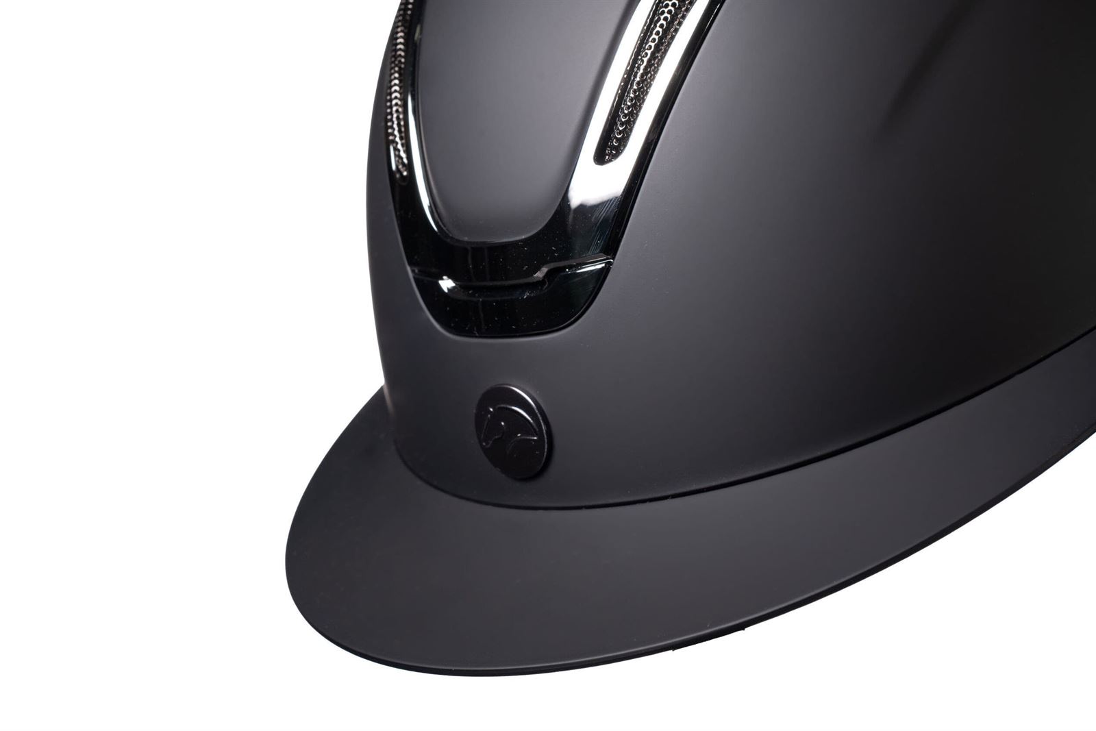 Casco HKM Sports Equipment Kaida negro/plata T M (55-57 cm) - Imagen 4