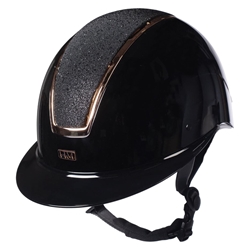 Casco HKM Sports Equipment Lady Shield Brillant color negro/rosegold TALLA M (55-57 cm) - Imagen 1