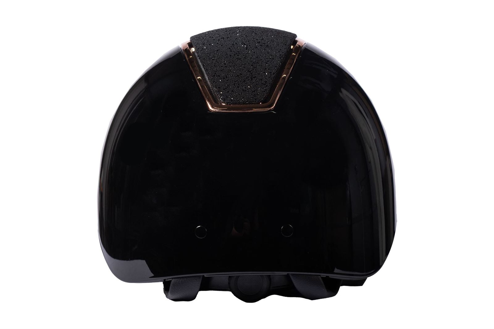 Casco HKM Sports Equipment Lady Shield Brillant color negro/rosegold TALLA M (55-57 cm) - Imagen 3