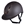 Casco HKM Sports Equipment Lady Shield, color marrón con embellecedor rosegold - Imagen 2