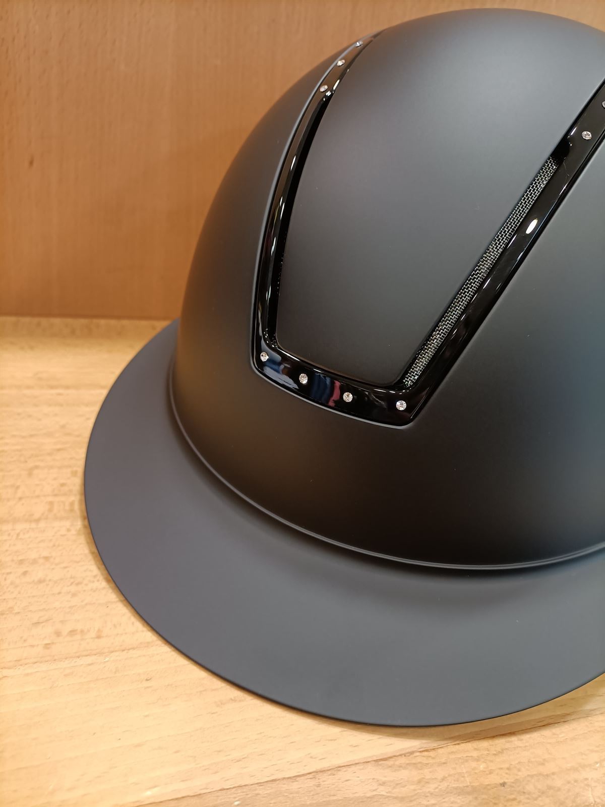 Casco HKM Sports Equipment Lady Shield Diamond color negro TALLA S (52-54 cm) - Imagen 1