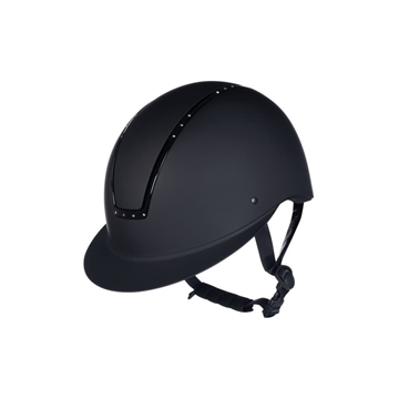 Casco HKM Sports Equipment Lady Shield Diamond color negro TALLA S (52-54 cm) - Imagen 2