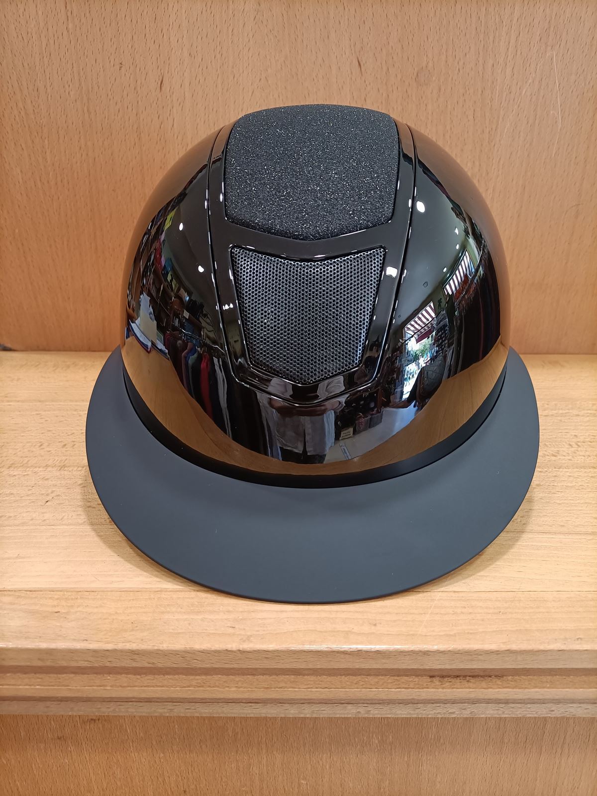Casco HKM Sports Equipment Shiny Diamond color negro TALLA M (56-58 cm) - Imagen 2