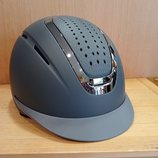 Casco HKM Sports Equipment Sydney City color azul marino/plata TALLA M (55-57 cm) - Imagen 1