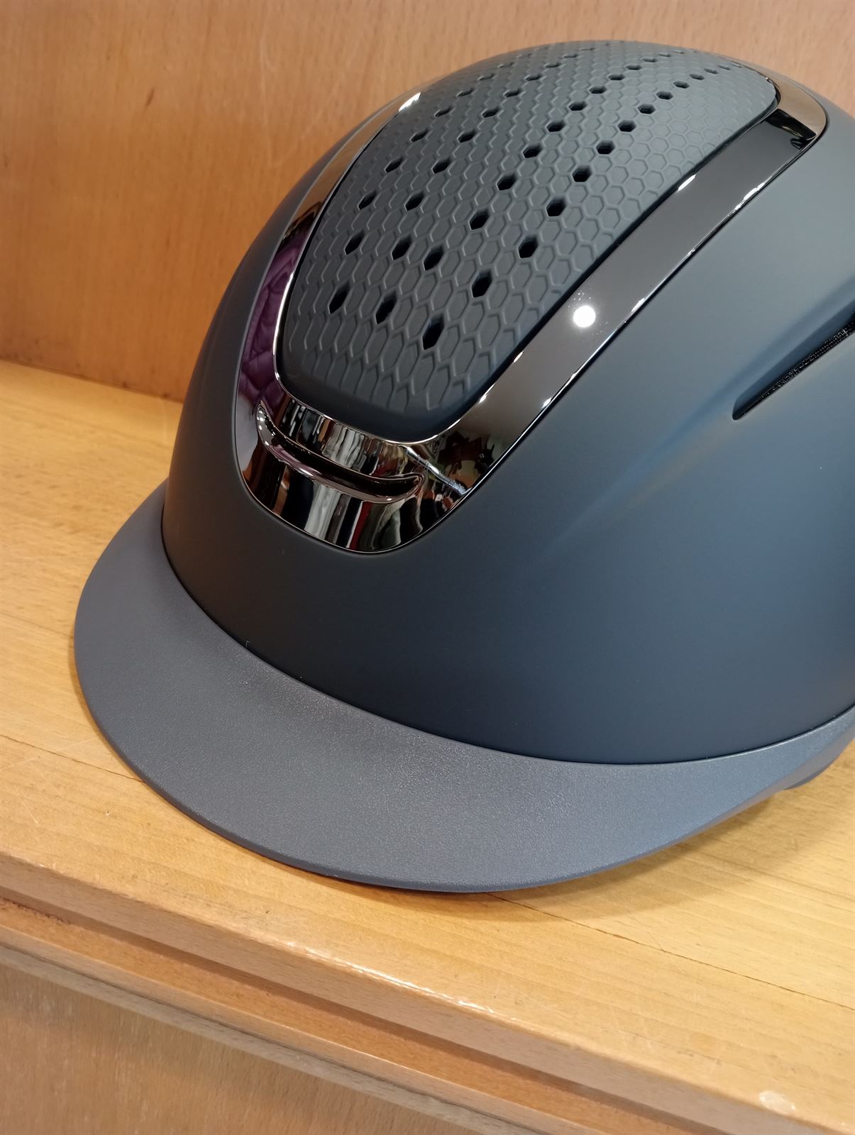 Casco HKM Sports Equipment Sydney City color azul marino/plata TALLA M (55-57 cm) - Imagen 2