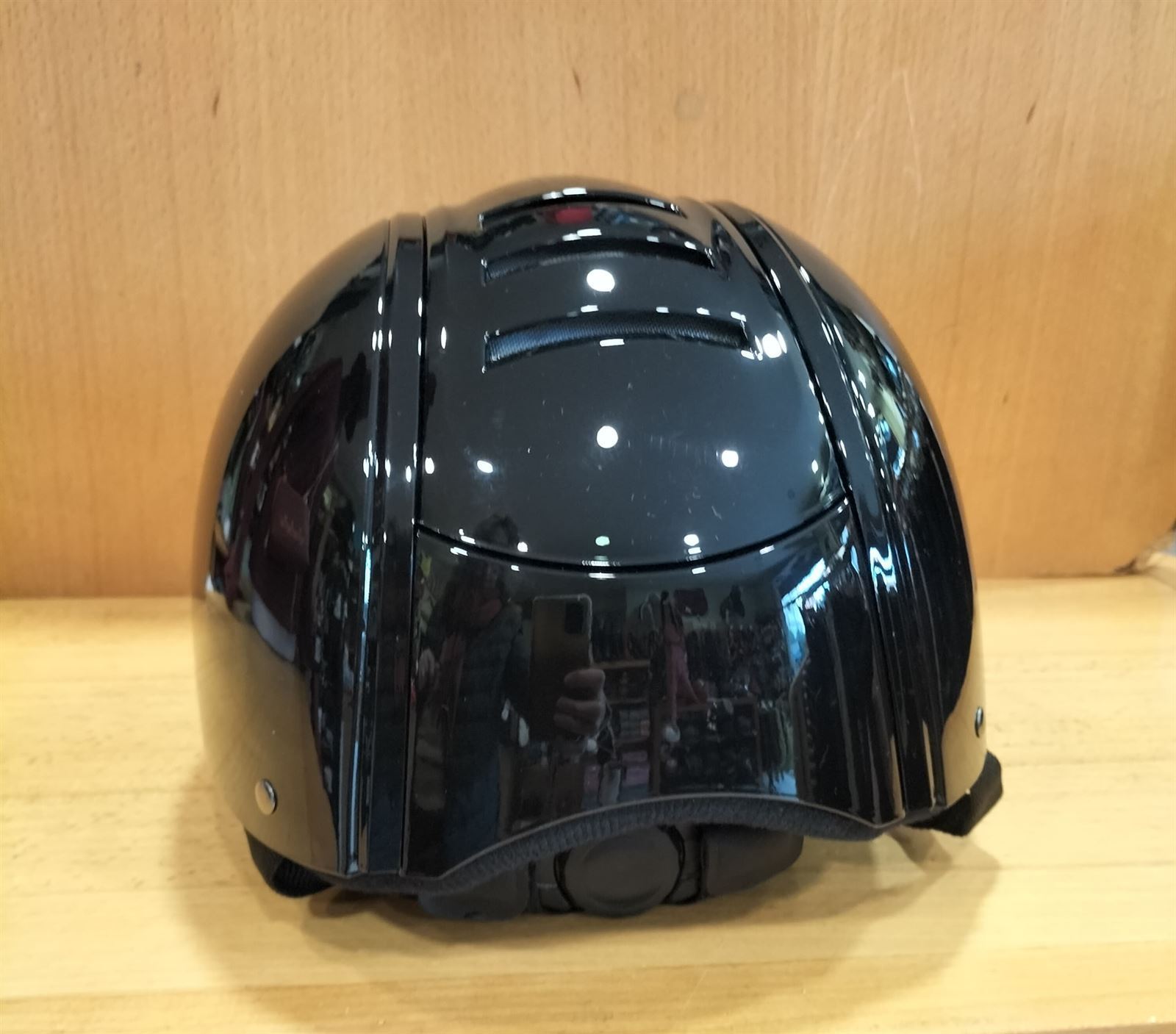 Casco ZALDI Cobra negro brillante TALLA L (57 - 61 cm ) - Imagen 5