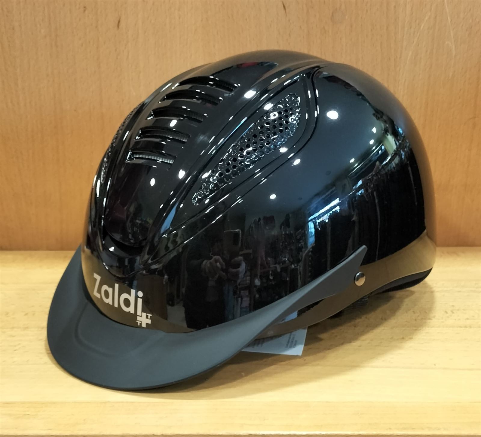 Casco ZALDI Cobra negro brillante TALLA L (57 - 61 cm ) - Imagen 6