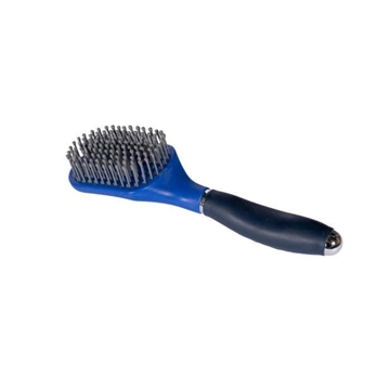Cepillo crin y cola HKM Sports Equipment Soft azul royal - Imagen 2