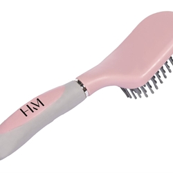 Cepillo crin y cola HKM Sports Equipment Soft rosa/gris - Imagen 1