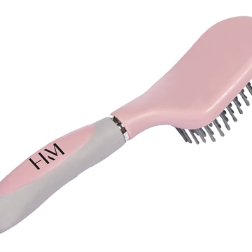 Cepillo crin y cola HKM Sports Equipment Soft rosa/gris - Imagen 1