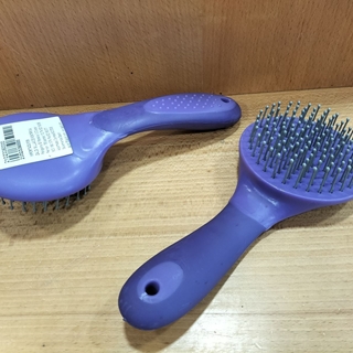 Cepillo crin y cola ZALDI plástico color lila - Imagen 2