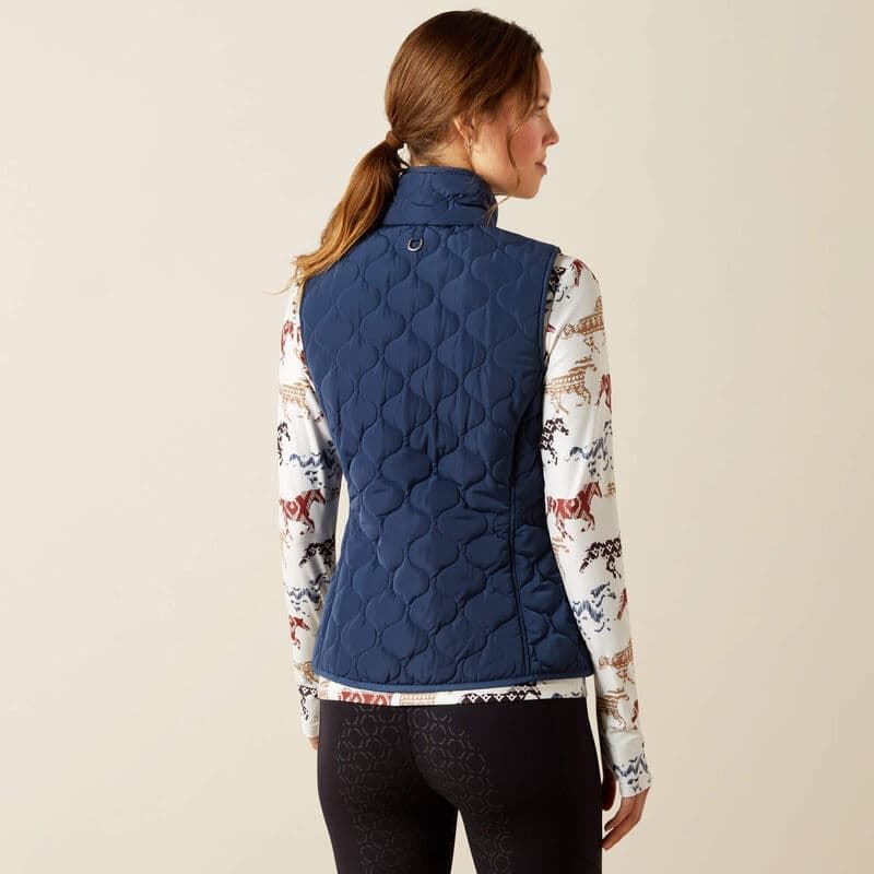 Chaleco ARIAT mujer Ashley termoaislante color azul - Imagen 3