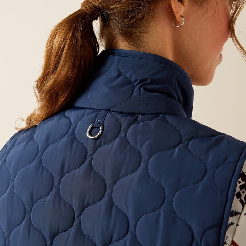Chaleco ARIAT mujer Ashley termoaislante color azul - Imagen 4