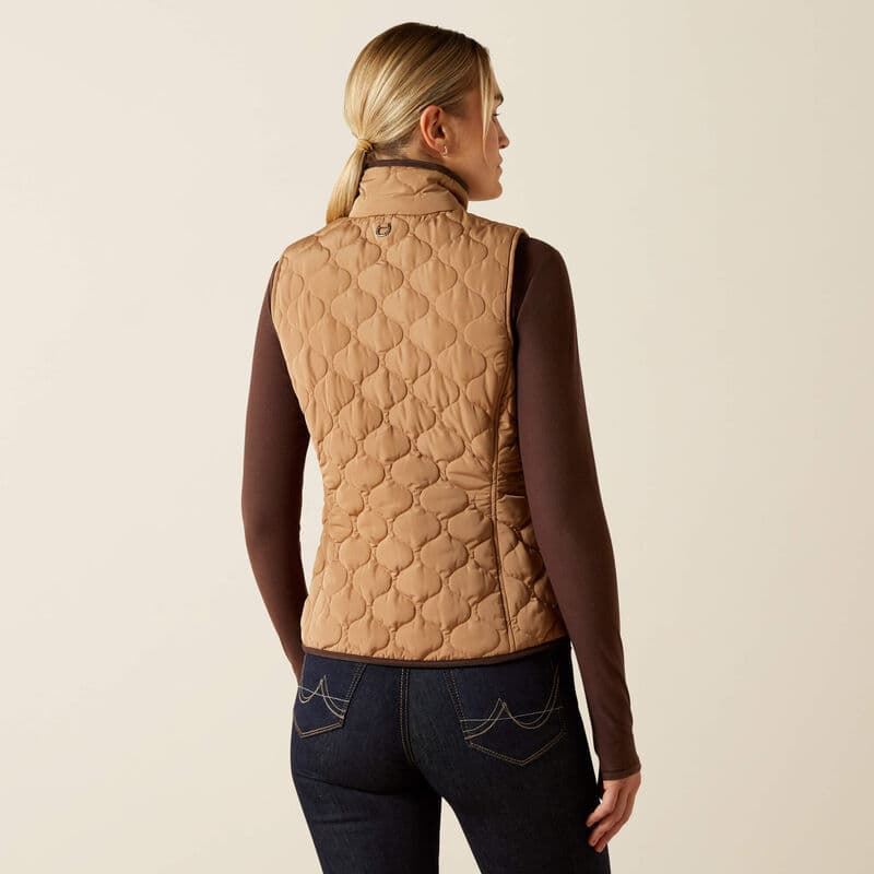 Chaleco ARIAT mujer Ashley termoaislante color camel. TALLA L - Imagen 5