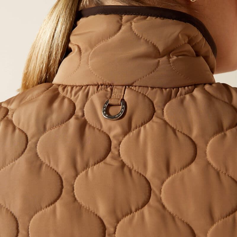 Chaleco ARIAT mujer Ashley termoaislante color camel - Imagen 6