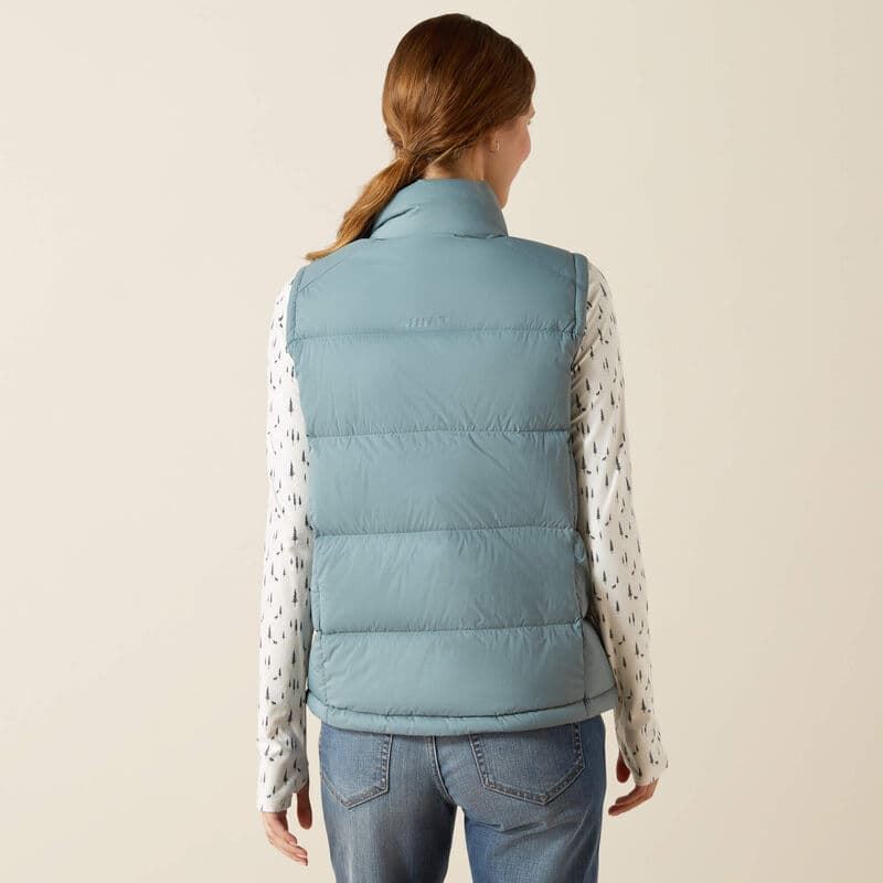 Chaleco ARIAT mujer ULTRAPUFF DOWN termoaislante color azul grisáceo - Imagen 2