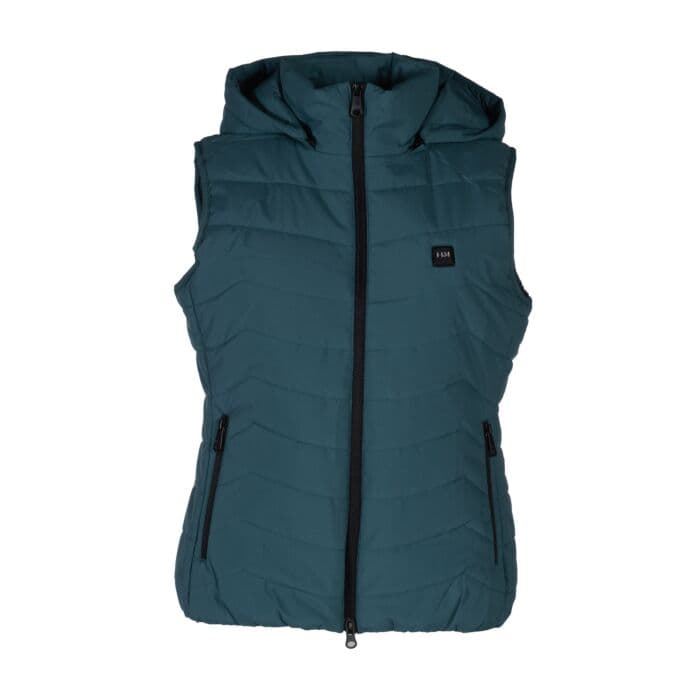 Chaleco calefactable (con calefacción) HKM Sports Equipment color petróleo TALLA M - Imagen 1