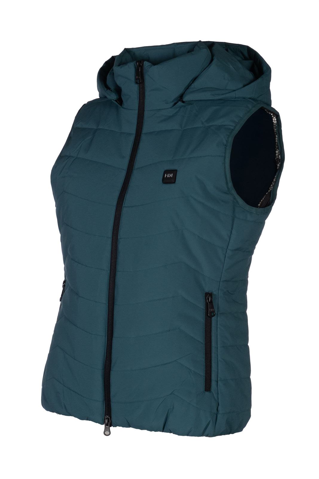 Chaleco calefactable (con calefacción) HKM Sports Equipment color petróleo TALLA M - Imagen 2