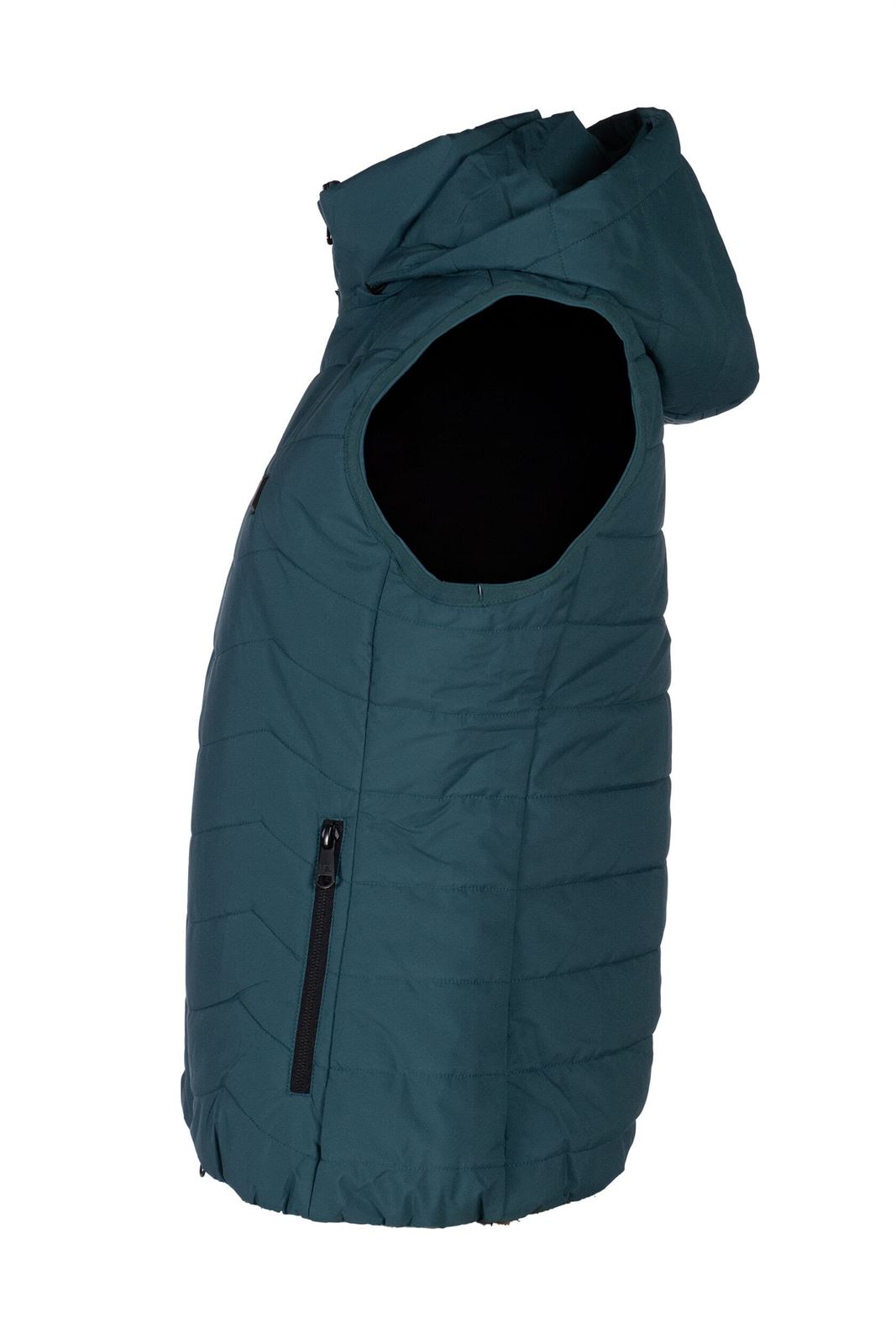 Chaleco calefactable (con calefacción) HKM Sports Equipment color petróleo TALLA M - Imagen 3