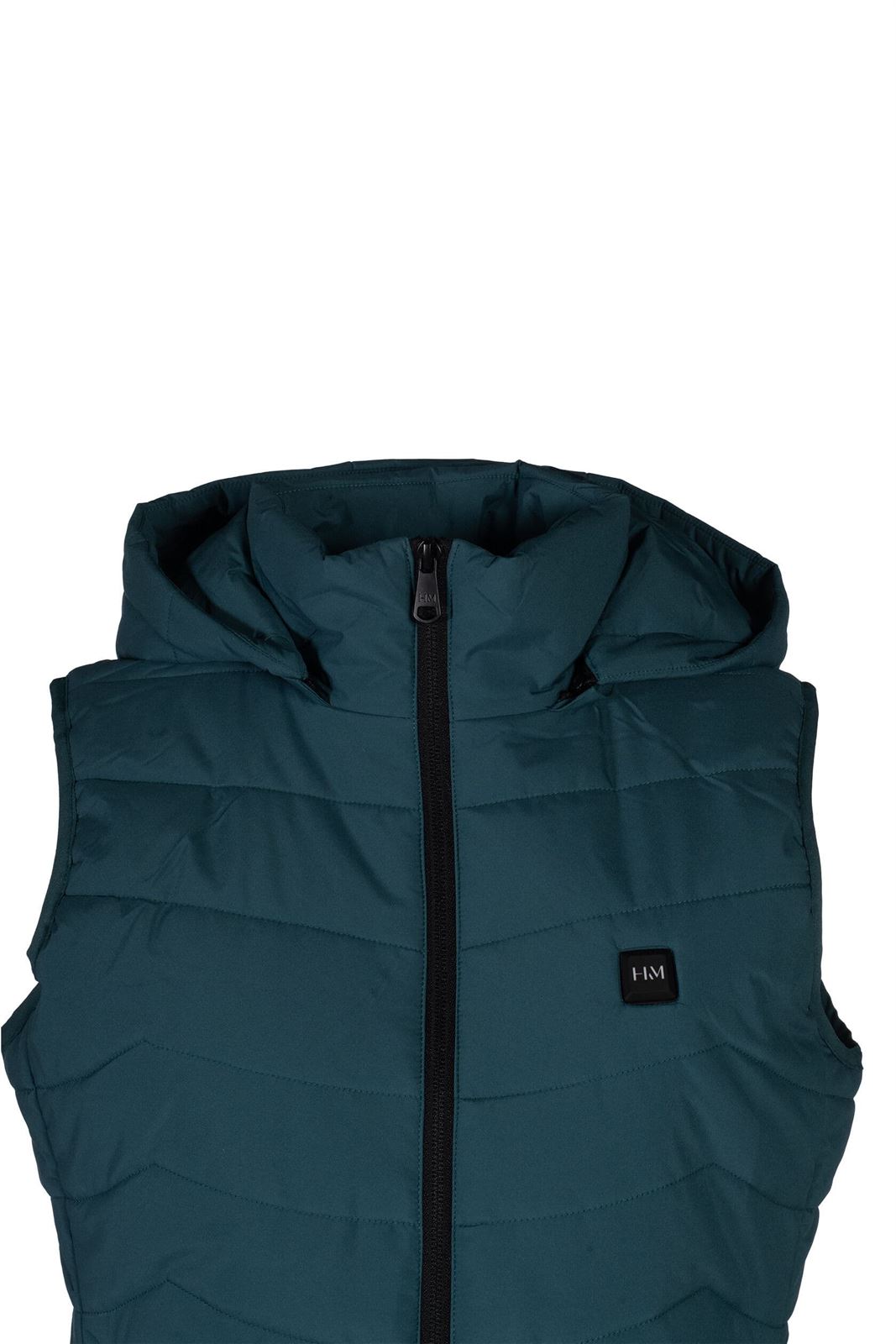 Chaleco calefactable (con calefacción) HKM Sports Equipment color petróleo TALLA M - Imagen 5