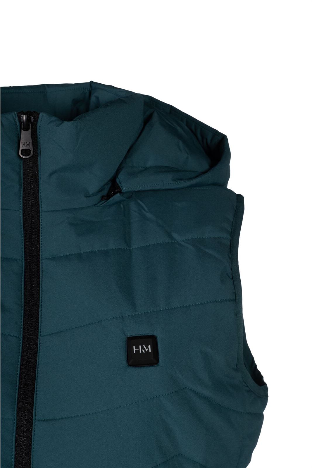 Chaleco calefactable (con calefacción) HKM Sports Equipment color petróleo TALLA M - Imagen 6