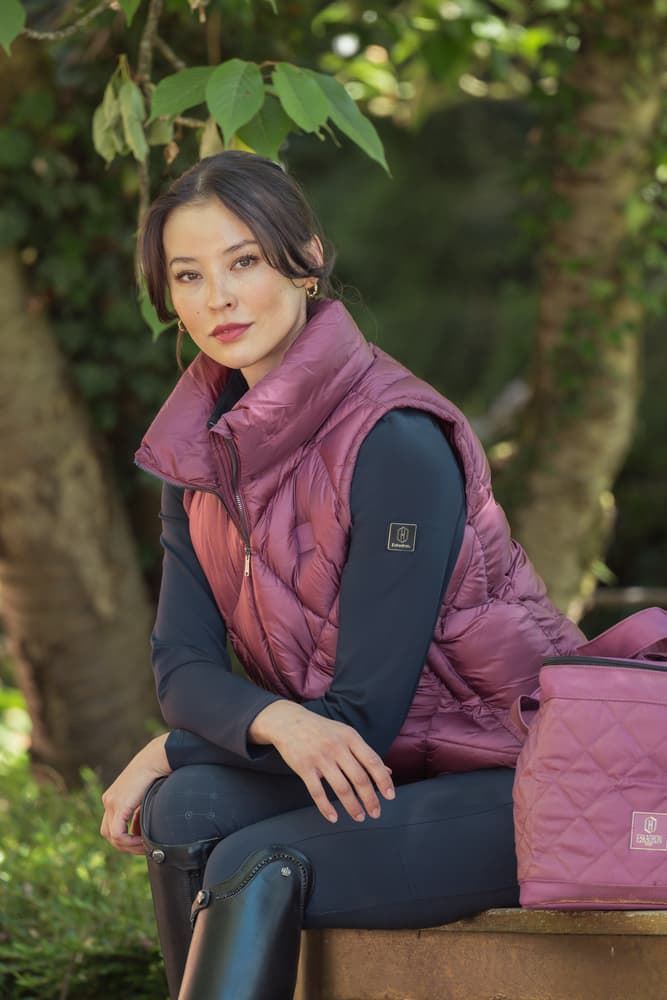 Chaleco ESKADRON Quilt color ciruela TALLA M - Imagen 1