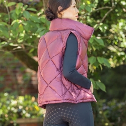 Chaleco ESKADRON Quilt color ciruela TALLA M - Imagen 2