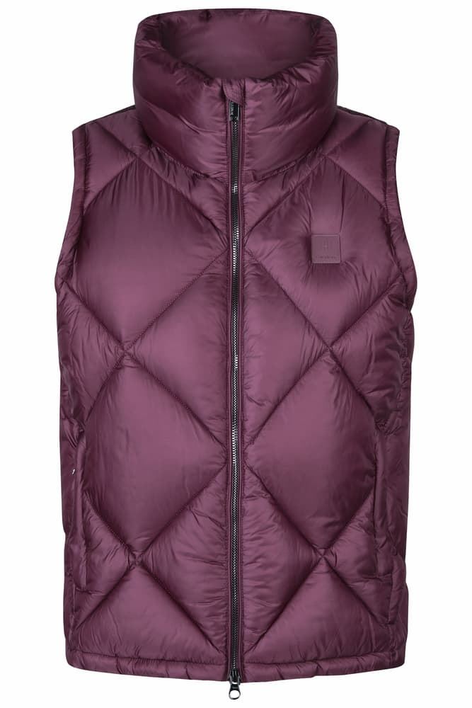 Chaleco ESKADRON Quilt color ciruela - Imagen 5