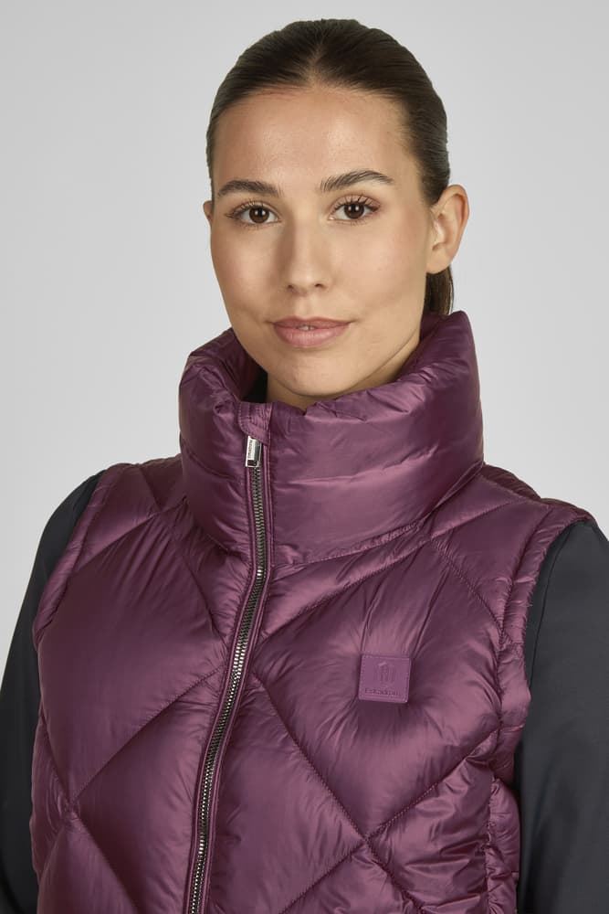 Chaleco ESKADRON Quilt color ciruela - Imagen 6