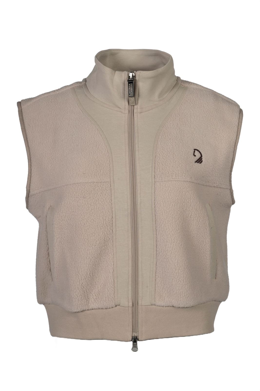 Chaleco LAURIA GARRELLI Arezzo borreguillo beige - Imagen 6