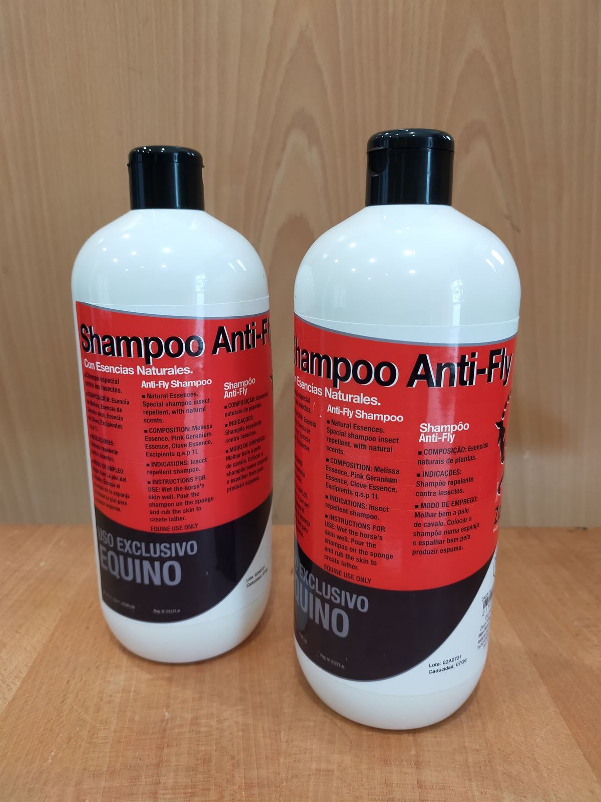 Champú antifly ZALDI 1 litro - Imagen 1