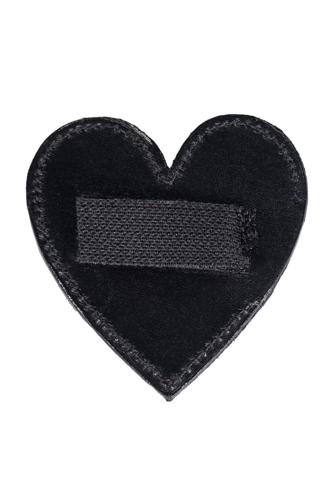 Chapa para nombre Hobby Horsing HKM Sports Equipment corazón negro con velcro - Imagen 5