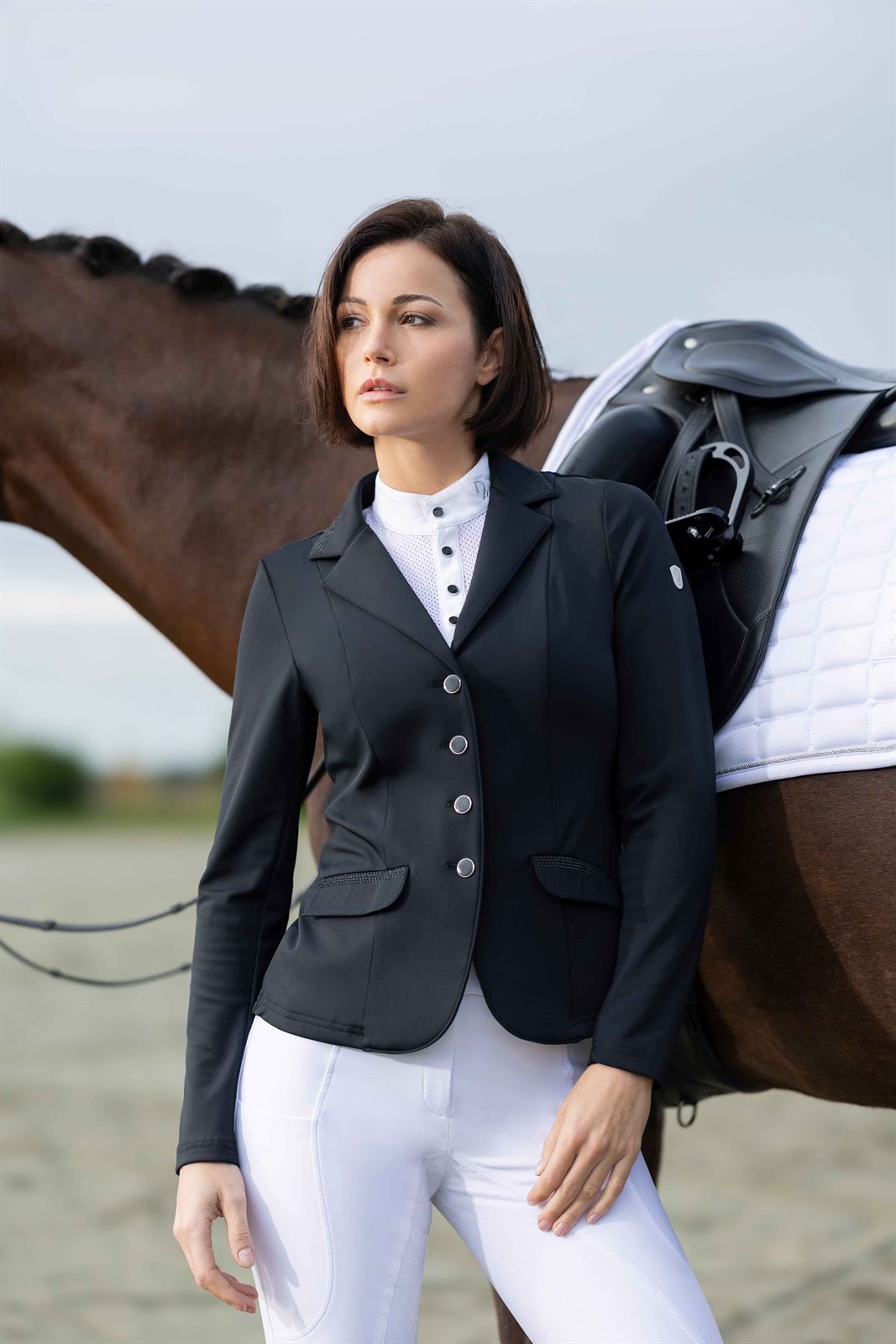 Chaqueta concurso mujer LAURIA GARRELLI Amalfi color negro TALLA 152 (10-11 años) - Imagen 12