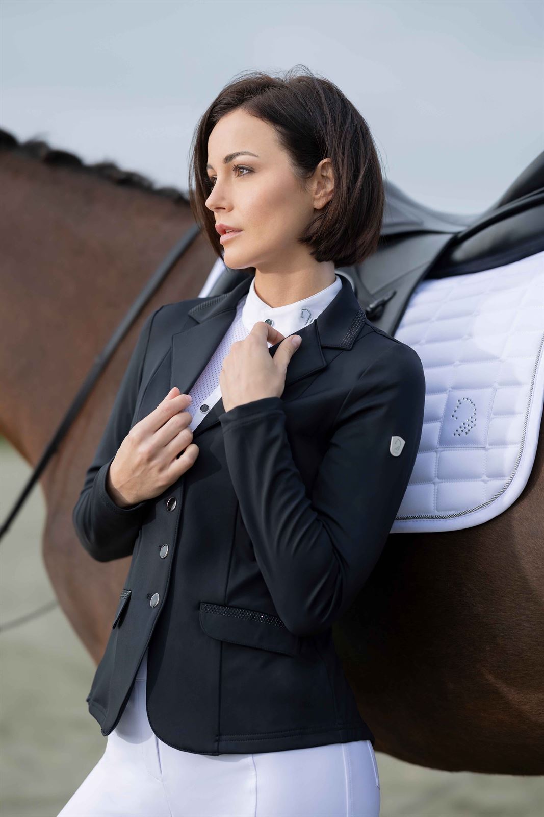 Chaqueta concurso mujer LAURIA GARRELLI Amalfi color negro TALLA 152 (10-11 años) - Imagen 2