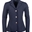 Chaqueta concurso niña HKM Sports Equipment Eloise color azul marino con costura rosegold TALLA 152 - Imagen 1